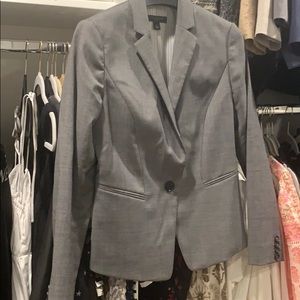 Ann Taylor gray suit jacket